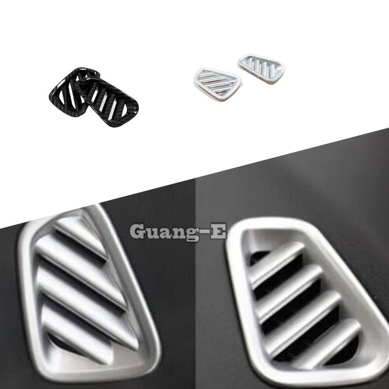 Car Styling Cover Garnish Detector Trim Front Air Condition Outlet Vent truction Stick 2PCs For Hyundai Tucson