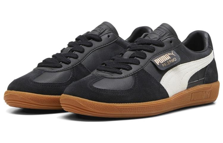PUMA Palermo Leather Black Feather Grey Gum 396464-03