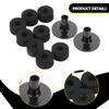 10 Pieces Cymbal Accessories Parts Drum Sleeves Cymbals Stand Pads for Show