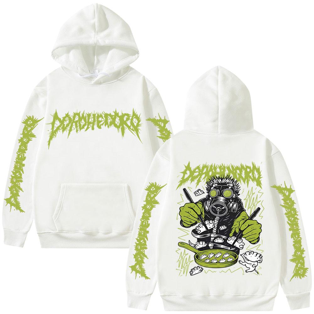 Anime Dorohedoro Welcome To Chaos Kaiman Hoodie Men Women Cartoon Manga Oversized Sweatshirt Men's Cosplay Vintage Streetwear