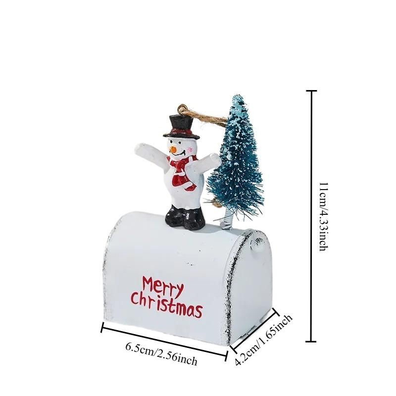 

Christmas Wrought Iron Decorations Small Houses Mailboxes Outdoor Decorations Bars Shopping Malls Props Ornaments