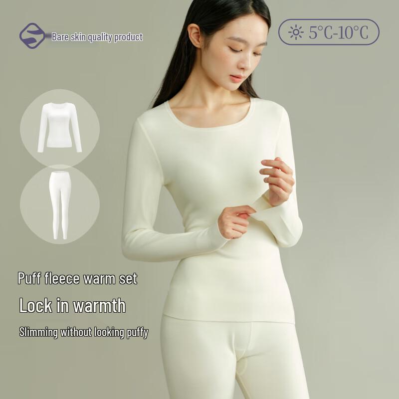 

Sujiliangpin Women s Thermal Round Neck Base Layer Set XL