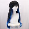 Hashibira Inosuke Cosplay Demon Slayer Kimetsu No Yaiba Black Blue Ombre Heat Resistant Hair Men Women Role Play Costume Wigs