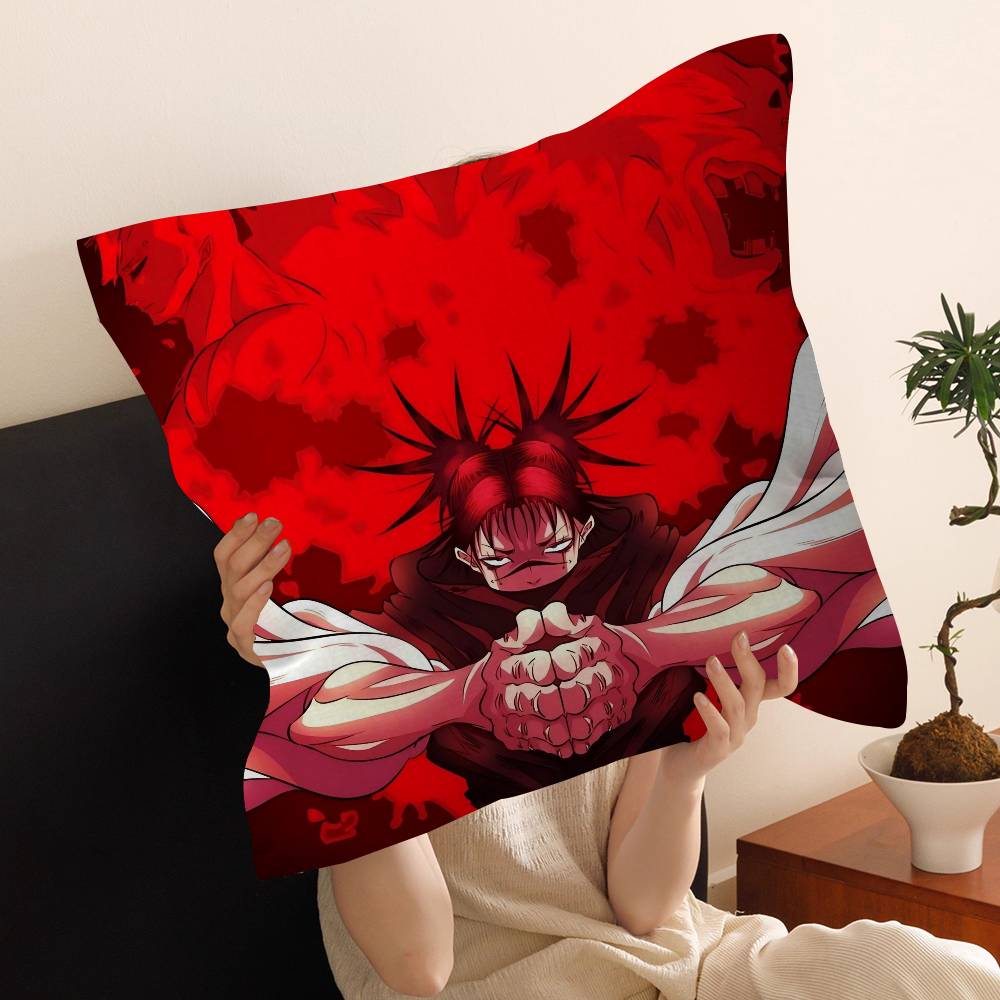 Choso J-Jujutsu K-Kaisen Anime Pillow Cushion Cover Pillowcase Living Room Sofa Home Decor Customized