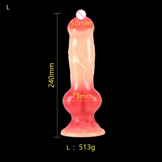 1PC Silicone Big Butt Plug Prostate Massager Realistic Huge Dog Dildo Anal Plug With Suction Cup Adult Sex Toys for Men Women