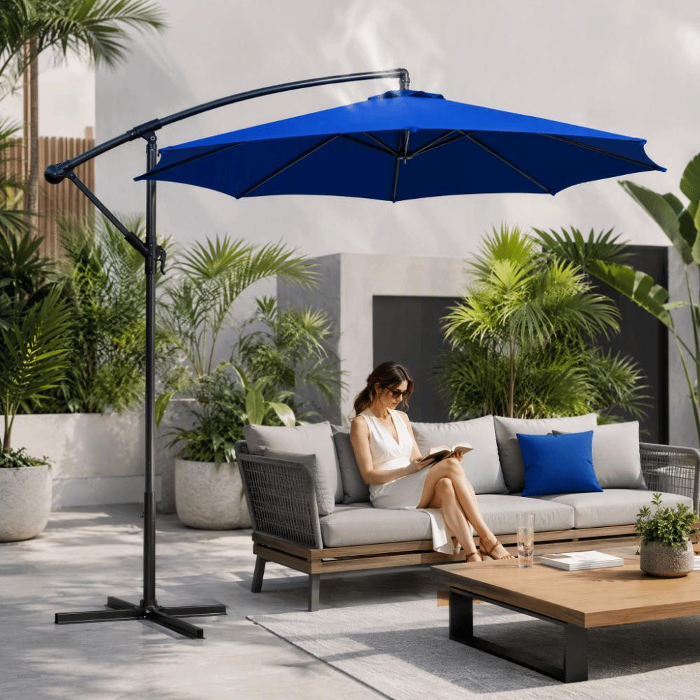 Sunproof Patio Umbrella Replacement Canopy Waterproof Sunshade Canopy Top Backyard
