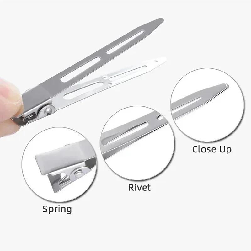 10Pcs Professional Ladies Salon Fixed Hair Pin Curl Metal Hair Clips Hair Root Fluffy Clips DIY Styling Tools