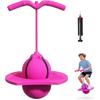 Palla Pogo per Bambini Adolescenti Adulti, Palla Rimbalzante da Equilibrio con Maniglia, Divertente Giocattolo per Esercizio Indoor Outdoor, Allenamento Coordinazione Fitness Palla Rimbalzante