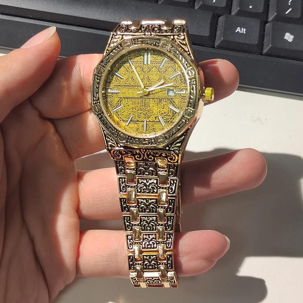 New Luxury Men Watches Fashion Men Stainless Steel Watch Calendar Quartz Wristwatch Business Watches Man Clock Relogio Masculino