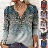 New Fashion Casual Loose Long Sleeve T Shirt Women Spring Autumn Trendy Printed Top Bottoming Shirt