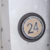 24 MDF Wooden Adhesive Numbers Advent Calendar Ø 3.5 Cm - Silver
