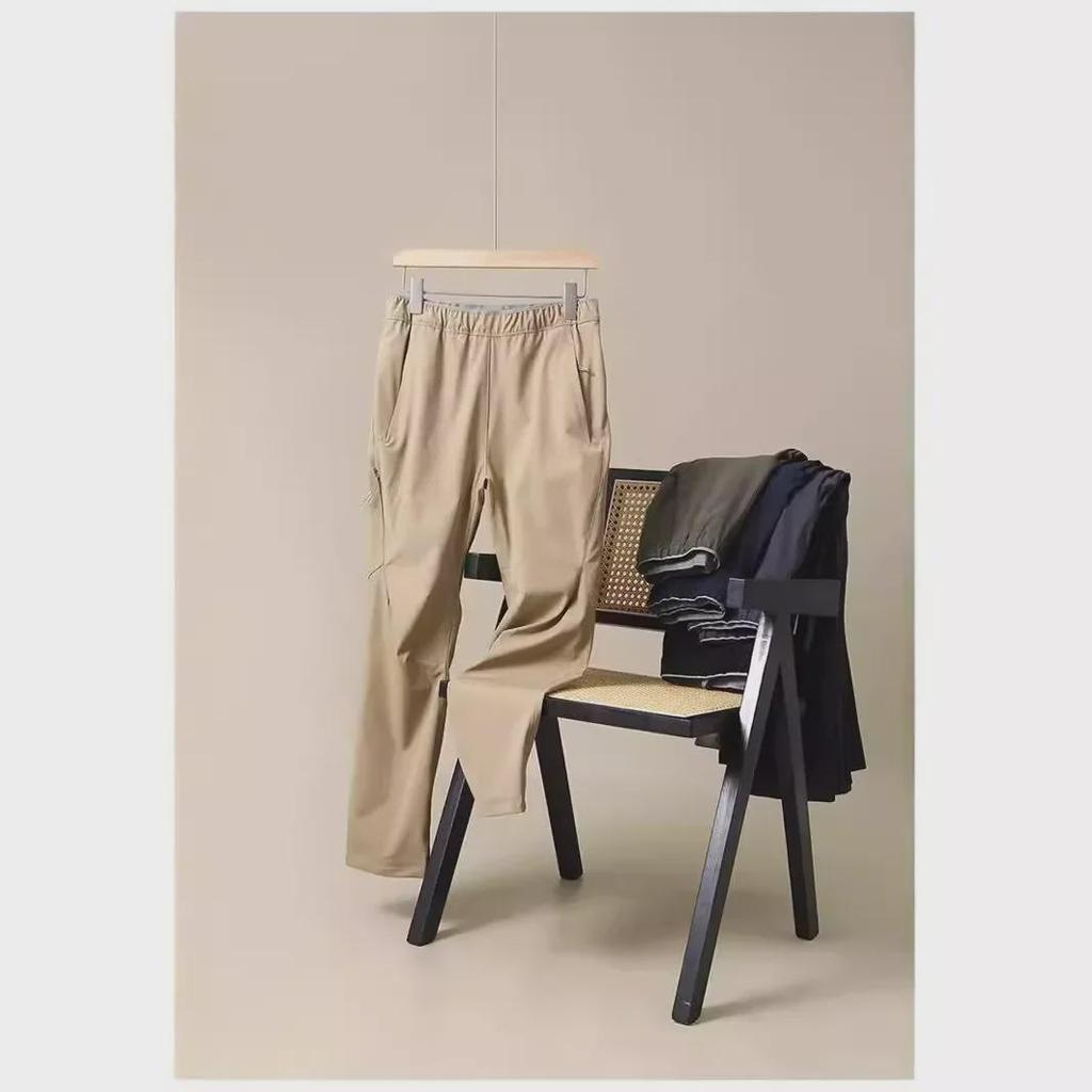 Tsu Series Men's Outdoor 3D Tailored Softshell Pants: Windproof, Waterproof, Elastic Waist for Autumn/Winter