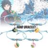 Superbe bracelet Demon Slayer Pierre du Temps Bleu Lac Design de Personnage d'Anime