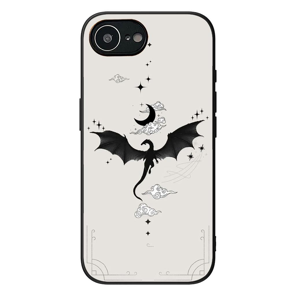 Book Dragon Fourth Wing Phone Case for Samsung Galaxy A06 A05 A14 A50 A51 A52 A12 A13 A23 A70 A07 A25 A26 A72 A56 Soft Cover