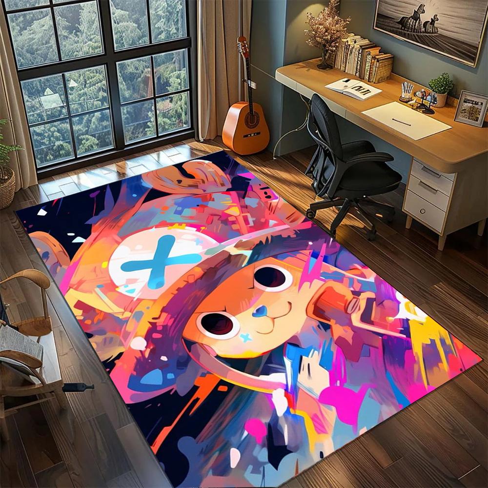 Tony Tony Chopper Carpet Rug Gamer Bedroom Decor, Non Slip Washable Large Area Floor Mat Household Indoor.-TING