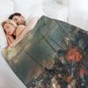 Morning of the Battle of Agincourt, 25th October 1415 - Sir John Gilbert Throw Blanket Thin Bed Fashionable Blankets