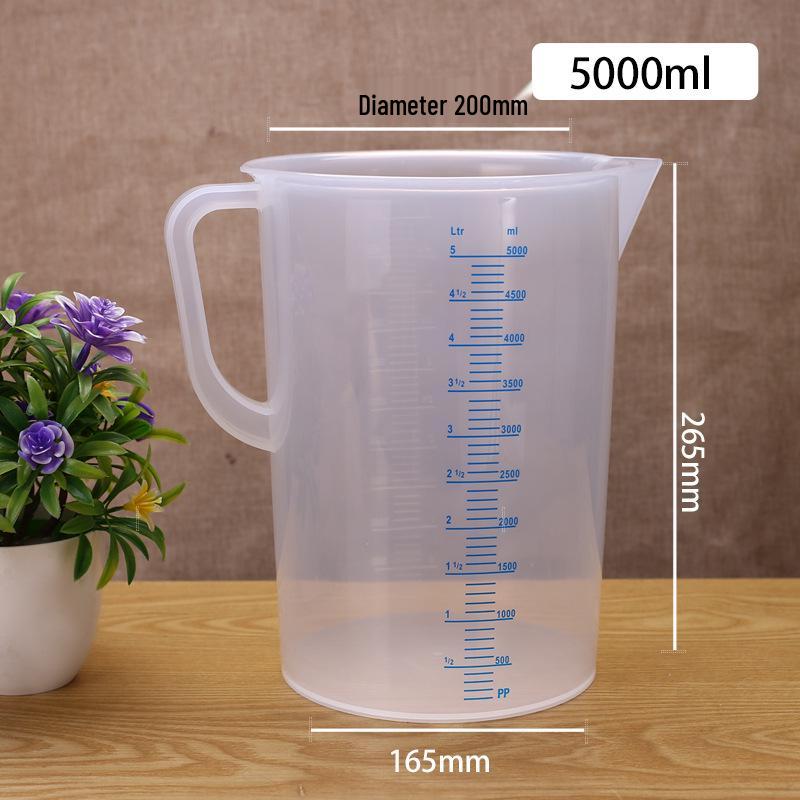 Plastic Measuring Cup with Scale for Kitchen, Baking, and Milk Tea Shops
