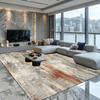 Modern Abstract Living Room Large Area Rug Decoration Home Carpet Soft Flannel Rugs for Bedroom Non-slip Sofa Side Floor Mats