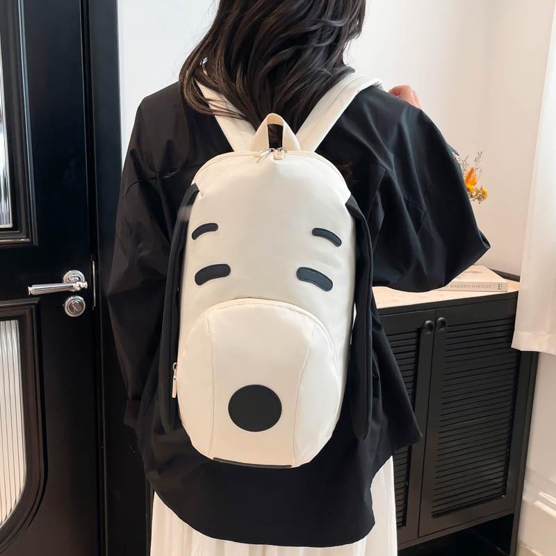 Trendy Large-capacity Casual Versatile Travel Dog Backpack High-quality Cute Puppy Shape Fashion Oxford Shoulder Bag KTY