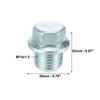 UXCELL 1 Set M14x1.5 Car Oil Drain Plug with Washer Auto Oil Drain Screw Bolts MD050316 for Mitsubishi Lancer 2003-2016