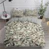 3D Printed Modern Dollar Pattern Duvet Cover Bedding