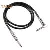 Talos 6.35 Electric Guitar Cable Straight To Right Angle Noiseless Audio Cable for Bass Guitar