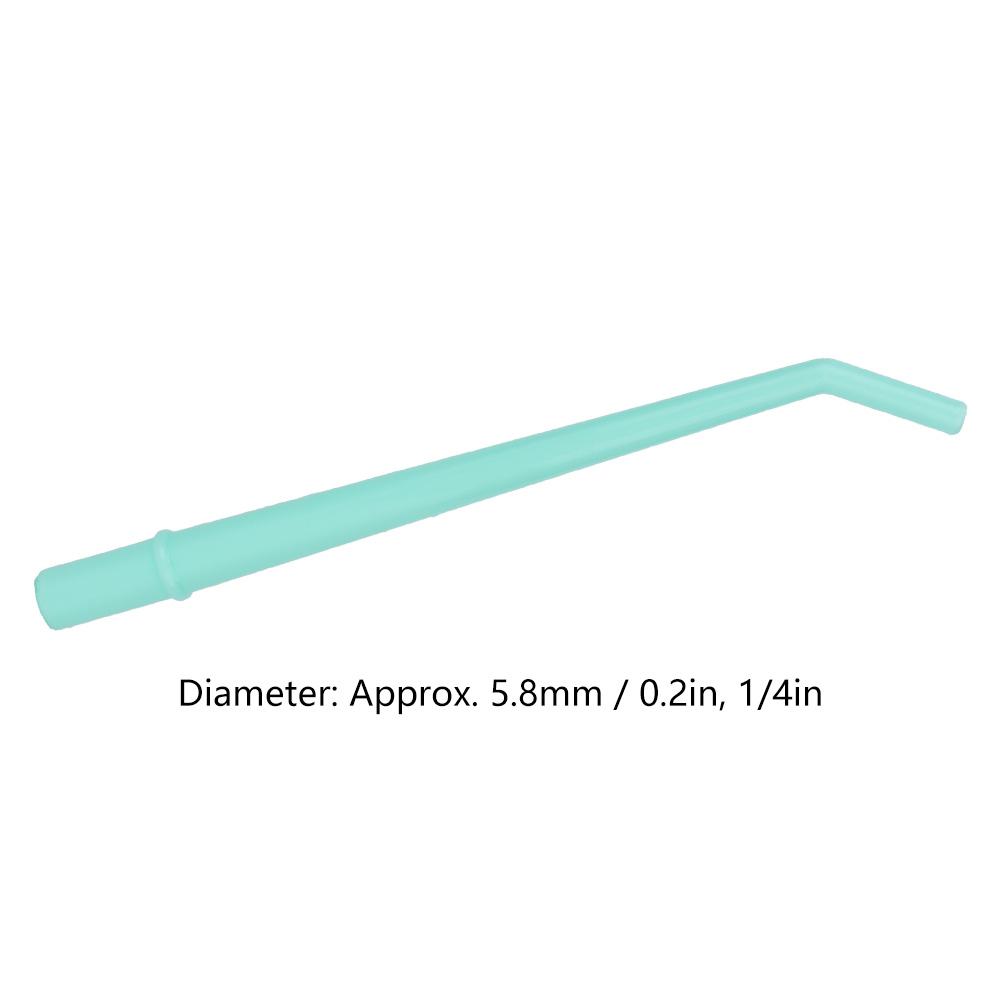 25 Stück Dental Chirurgie-Absaugspitzen Einweg Speichelabsaugschlauch Set (Grün Groß)