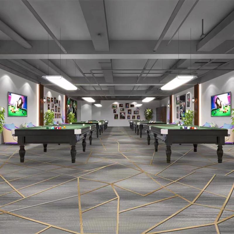 Luxury Printed Carpet for Hotel Billiard, Game, and Recreation Rooms – Wall-to-Wall Hallway and Private Room Flooring