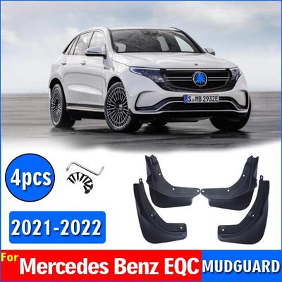 FÜR Mercedes Benz EQC 400 Kotflügel Kotflügel Schmutzfänger Spritzschutz Autozubehör Auto Styline Vorne Hinten 4St