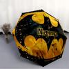 1pc Batman Symbol Custom Name Automatic Folding Umbrella, Durable Plastic & Iron, Lightweight for Outdoor Daily Use  S1230046