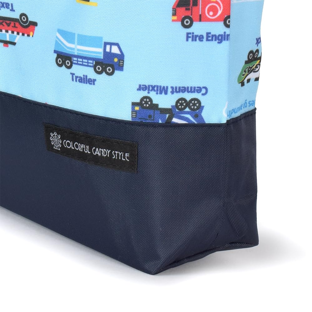 COLORFUL CANDY STYLE Large Drawstring Gym Clothes Bag Name with Handle and Throttle Working NL600800 (with Tag), Gusset, Water-Repellent, No-Iron,