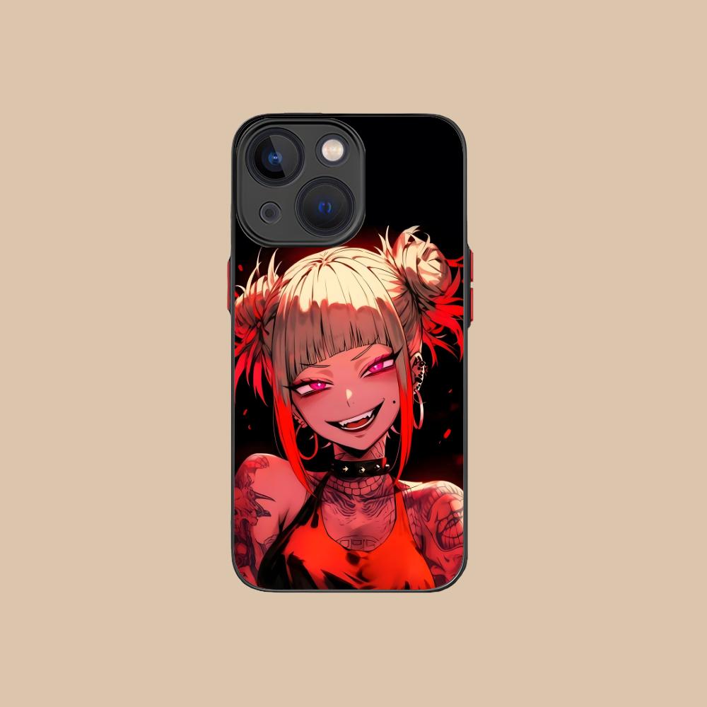 My Hero Academia Himiko Toga Phone Case for iPhone 16 15 14 13 12 11 X XR XS 8 7 Pro Max Plus Mini Colour Silicone Protective