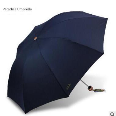 Paradise Umbrella 307E Reinforced Folding Umbrella Business Umbrella Promotional Umbrella Rain or Shine Umbrella Water-Repellent Fabric Can Be