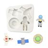DIY Spaceship Astronaut Baking Mold Birthday Cookie Tools Cake Decorating Tools