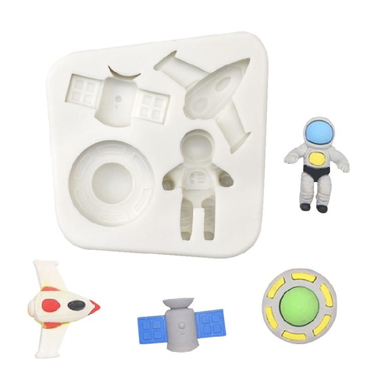 DIY Spaceship Astronaut Baking Mold Birthday Cookie Tools Cake Decorating Tools