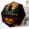 1pc Horror Theme Happy Halloween Automatic Opening and Closing Folding - A Good Choice for Gifts, Fashionable and Convenient Umbrella With Cute Cartoo
