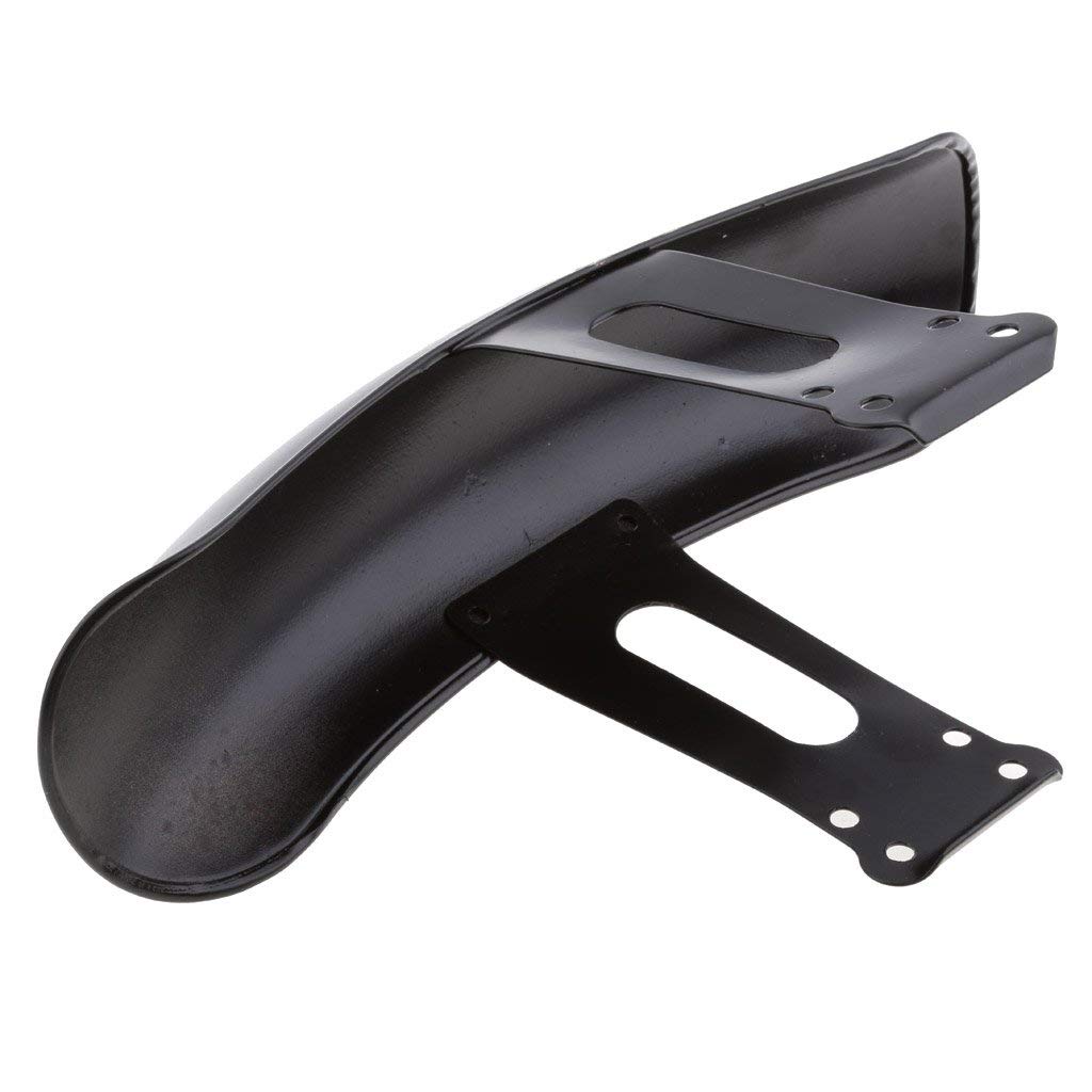 Karun Stainless Steel Front Fender/Mudguard for CG125 (Black)
