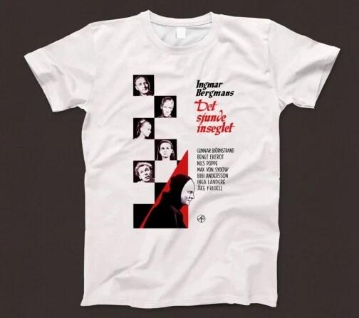 

The Seventh Seal T Shirt 731 Film Poster Plague Bergman Death Grim Reaper Sweden 2XL