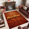 Other Similar Designs Theme Crystal Velvet Rug Personalized Custom Name Text Soft Floor Mat Home Decor