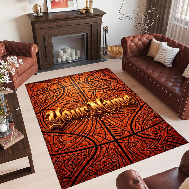 Other Similar Designs Theme Crystal Velvet Rug Personalized Custom Name Text Soft Floor Mat Home Decor