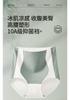 High-waisted, abdominal, hip lifting, mulberry silk antibacterial crotch, seamless and breathable women's ice silk lightweight underwear