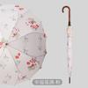 New Flower Umbrella One-piece 16-bone Umbrella Long Handle Parasol Hand Open Umbrella Can Be Single