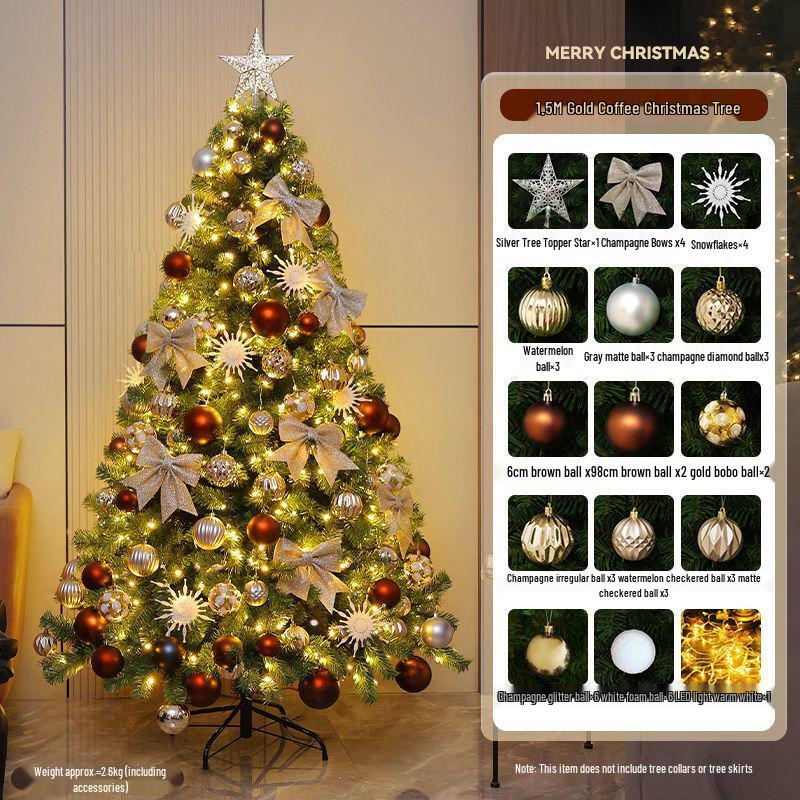 Large Christmas Ornaments Set for Living Room and Home Decoration