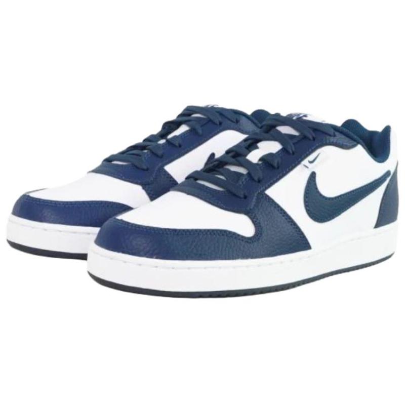 Nike EBERNON Anti Slip Wear Resistant Low Top Skateboard Shoes Men's White Blue  Sneakers  IF0847-141