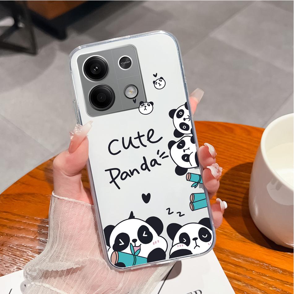 For Redmi Note 13 Pro Plus Phone Case Creative Fun Soft Slim Silicone Transparent Anti Drop Back Cover For Redmi Note13 13Pro+