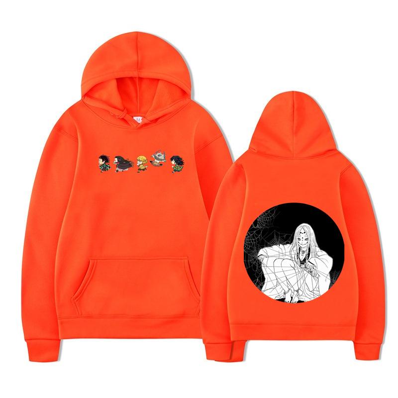Démonická mikina přes hlavu Demon Slayer Kimetsu no Yaiba Potisk Mikina Pánská Dámská Oversized Ležérní Mikina Streetwear