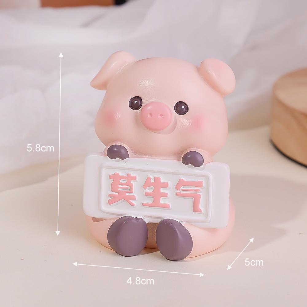 New Cute Creative Animal Decorations Shiba Inu Kitten Cartoon Ornaments Office Desktop Car Dashboard Mirror Resin Ornament