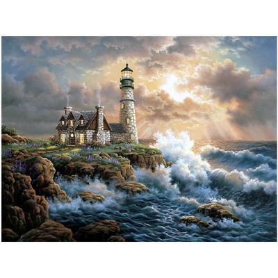 Pittura Diamante 5D Completa Fai da Te Onda Fort Ricamo Punto Croce Decorazione Casa Regalo Fatto a Mano