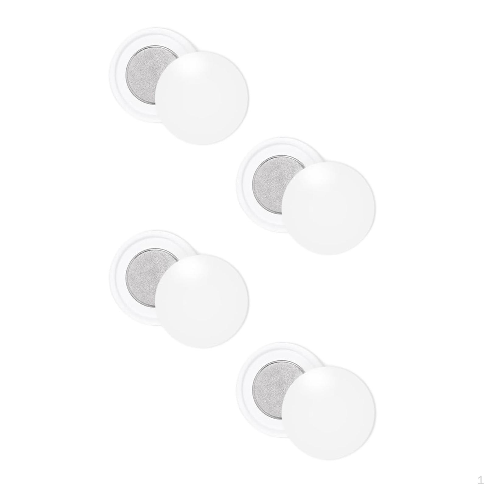 

4 пары застежек для нагрудника, зажимы для номера участника для бега и велоспорта белый