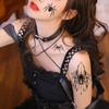 Vodotěsné Halloweenské Dočasné Tetování Jednorázové Body Tetovací Samolepky Make-up na Obličej